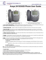 Avaya Avaya 2410 User manual