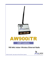 AvaLAN AW900iTR User manual