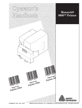 Monarch 9860 Printer User manual