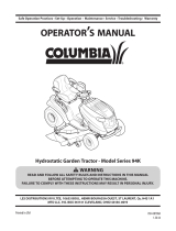 Columbia Hydrostatic Lawn Tractor User manual