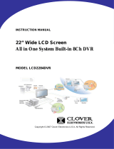 Clover LCD2284DVR User manual