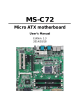 Commell MS-C72 User manual