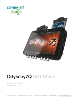 Convergent Design Odyssey7Q ProRes 422 User manual