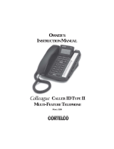 Cortelco Colleague 2200 Owner's manual