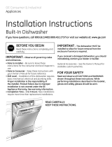 GE GSD3100NWW Installation guide