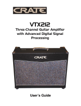 Crate Amplifiers VTX65 User manual