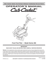 Cub Cadet Series 390 User manual