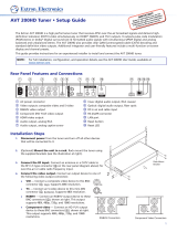 Extron AVT 200HD User manual