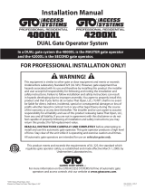 GTO 4000XL Installation guide