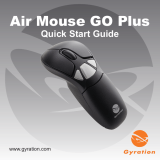 Gyration Air Mouse GO Plus User manual