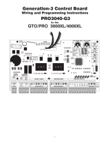 GTO PRO3040-G3 Operating instructions