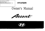 Hyundai Accent Owner's manual