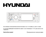 Hyundai DVD/CD/MP3 Receiver with Bluetooth H-CMD7086 User manual