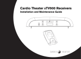 Cardio Theater xTV-9RAB Owner's manual