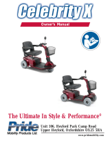 Pride Mobility Celebrity X-6 Owner's manual