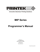 Printek MtP400 LP User manual