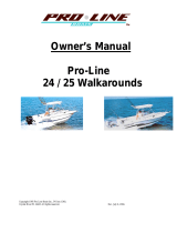 Pro-Line Boats 25 Walkaround Owner's manual