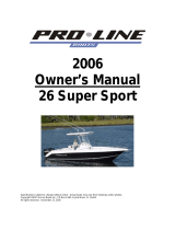 Pro-Line Boats 26 Super Sport Owner's manual