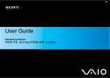 Sony VGN-AR31E User manual