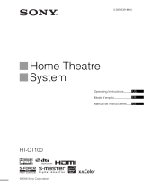 Sony HT-CT100 User manual