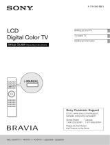 Sony KDL-55HX701 User manual