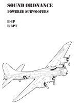 Sound Ordnance B-8P User manual