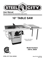 Steel City 35620 User manual