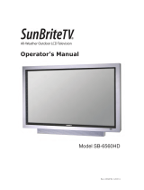 SunBriteTV SB-6560HD-BL User manual