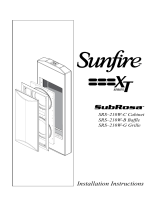 Sunfire SRS–210W-B Baffle User manual