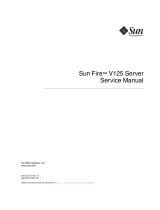 Oracle Sun Fire V125 User manual