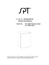 SPT RF-250W User manual