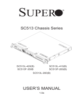 Supermicro Supero SC513 Series User manual