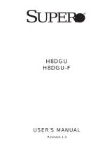 Supermicro H8DGU User manual