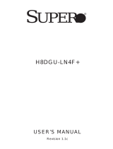 Supermicro H8DGU-LN4F+ User manual