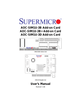 Supermicro AOC-SIM1U-3B User manual