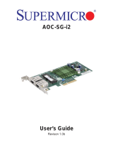 Supermicro AOC-SG-I4 User manual