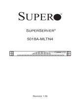Supermicro Supero SuperServer 5018A-MLTN4 User manual