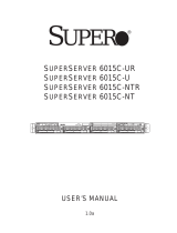 Supermicro SuperServer 6015C-URV (Silver) User manual