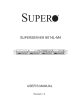 Supermicro SUPERSERVER 6014L-M4 User manual