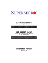 Supermicro SSE-G2252P Installation guide