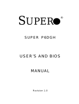 Supermicro SUPER P6DGH User manual