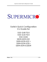 Supermicro SuperBlade SBM-GEM-X2C+ User manual