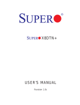 Supermicro X8DTN+-LR User manual