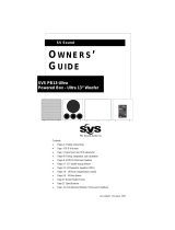SVS PB13-Ultra User manual
