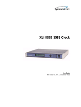 Symmetricom XLi IEEE 1588 Clock User manual
