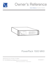 PS Audio 1500 MKII User manual