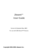 Ideazon Zboard User manual