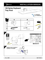 Ergotron 100 Series Keyboard Pivot Installation guide
