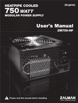 ZALMAN ZM750-HP User manual