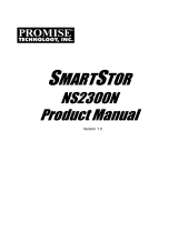 Promise Technology SmartStor NS2300N User manual